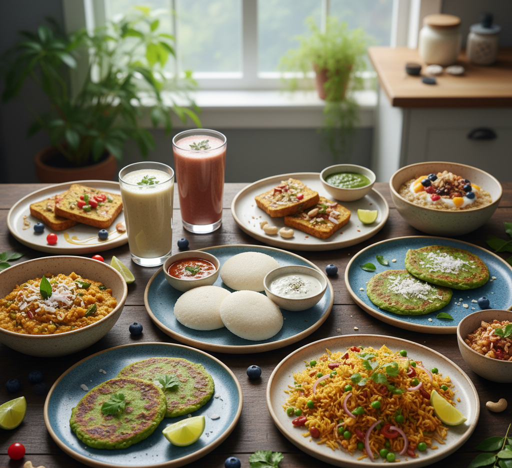 10 Quick and Healthy Indian Breakfast Ideas You Can Make in Under 10 Minutes
