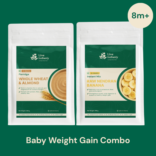 Live Indianly Baby Weight Gain Combo — clean, real combo pack