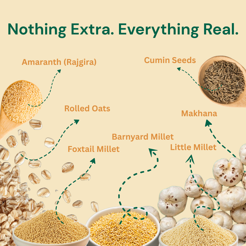 Oats Makhana Millet Mix