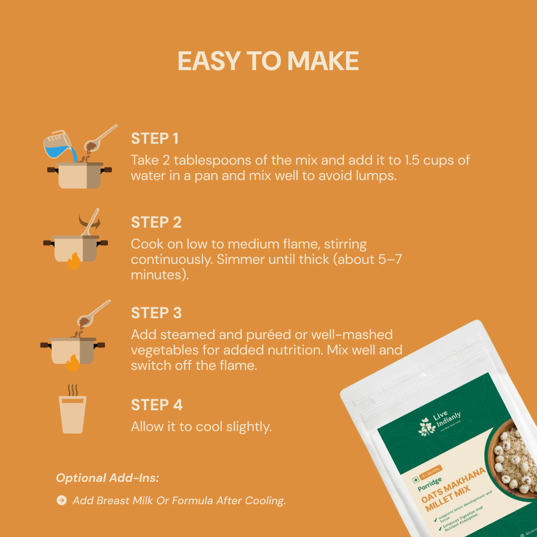 Oats Makhana Millet Mix