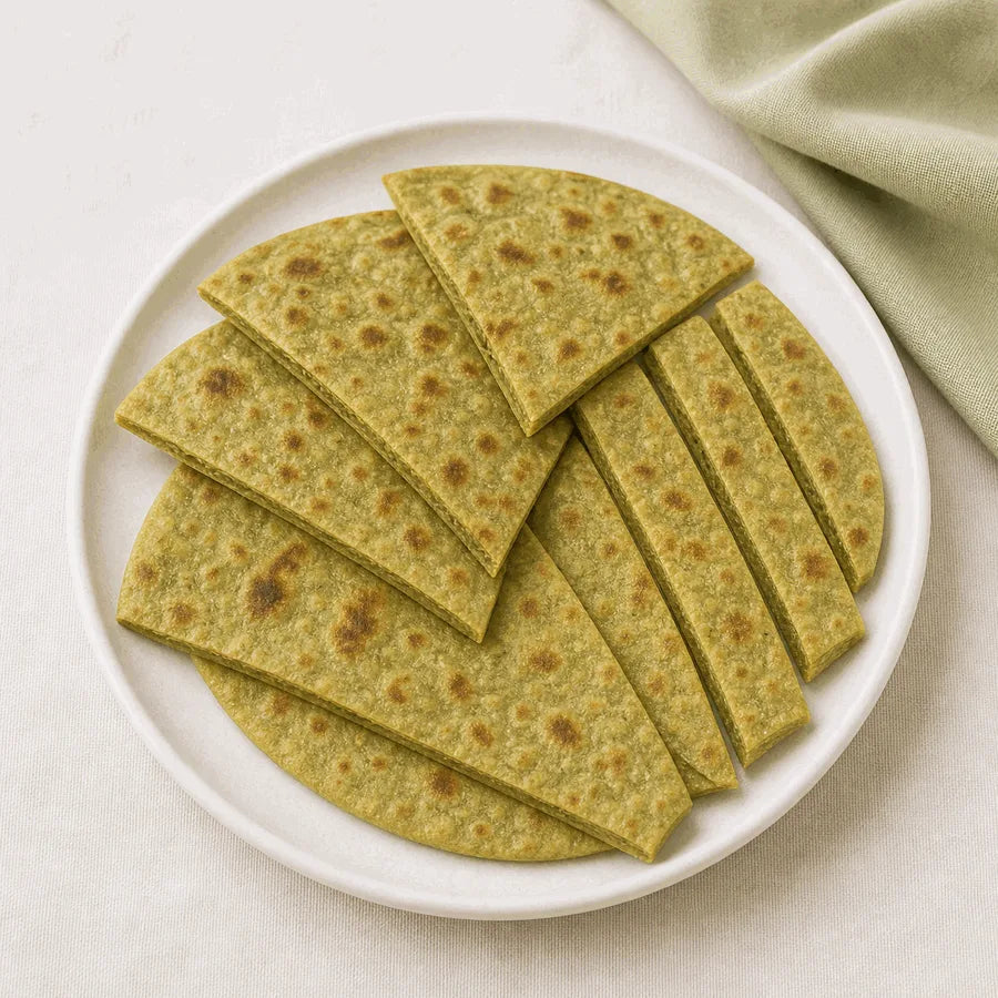 Moringa whole wheat paratha