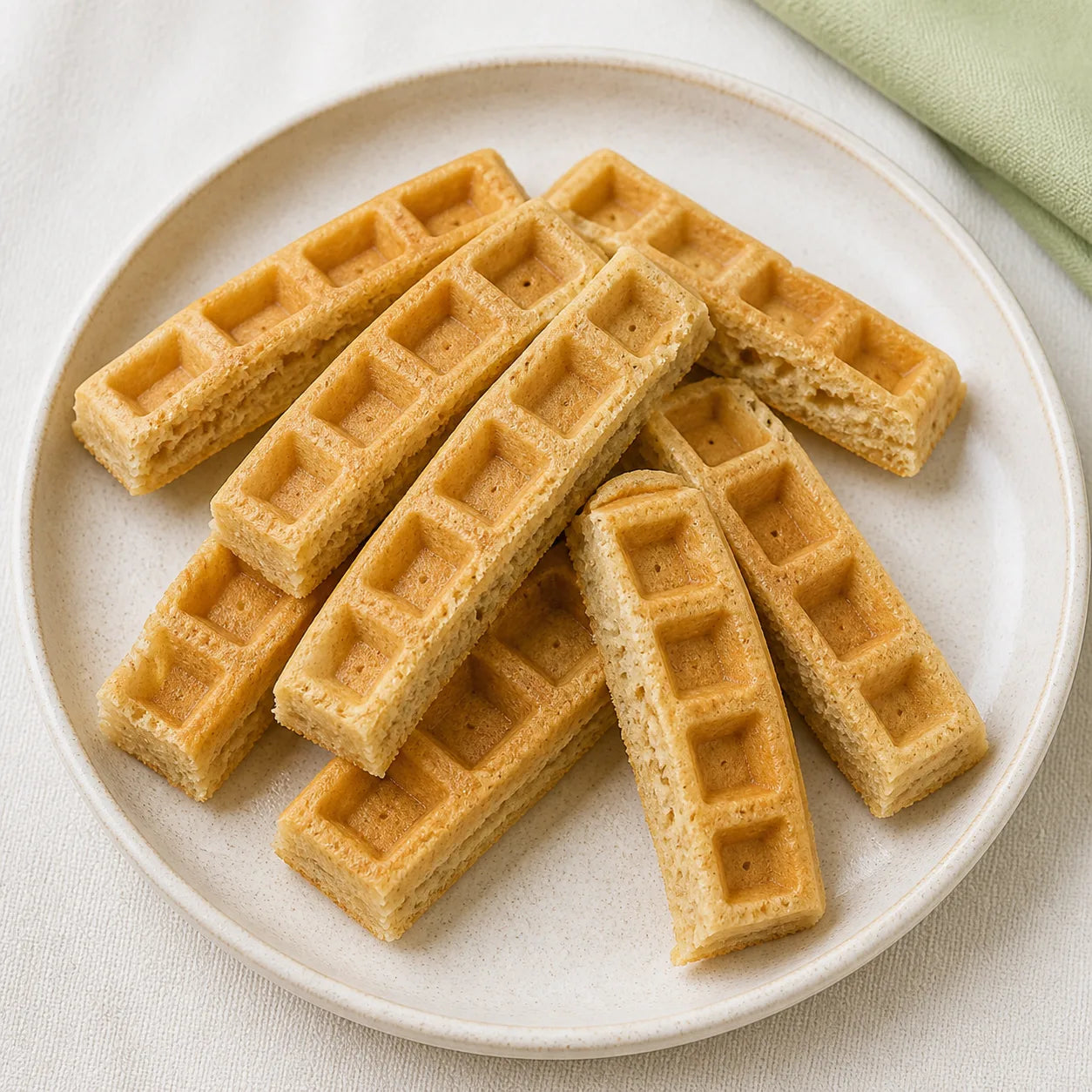 Banana millet waffles