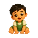 8 to 12 month baby food guide mascot