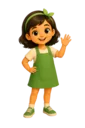 Kids and family food collection mascot