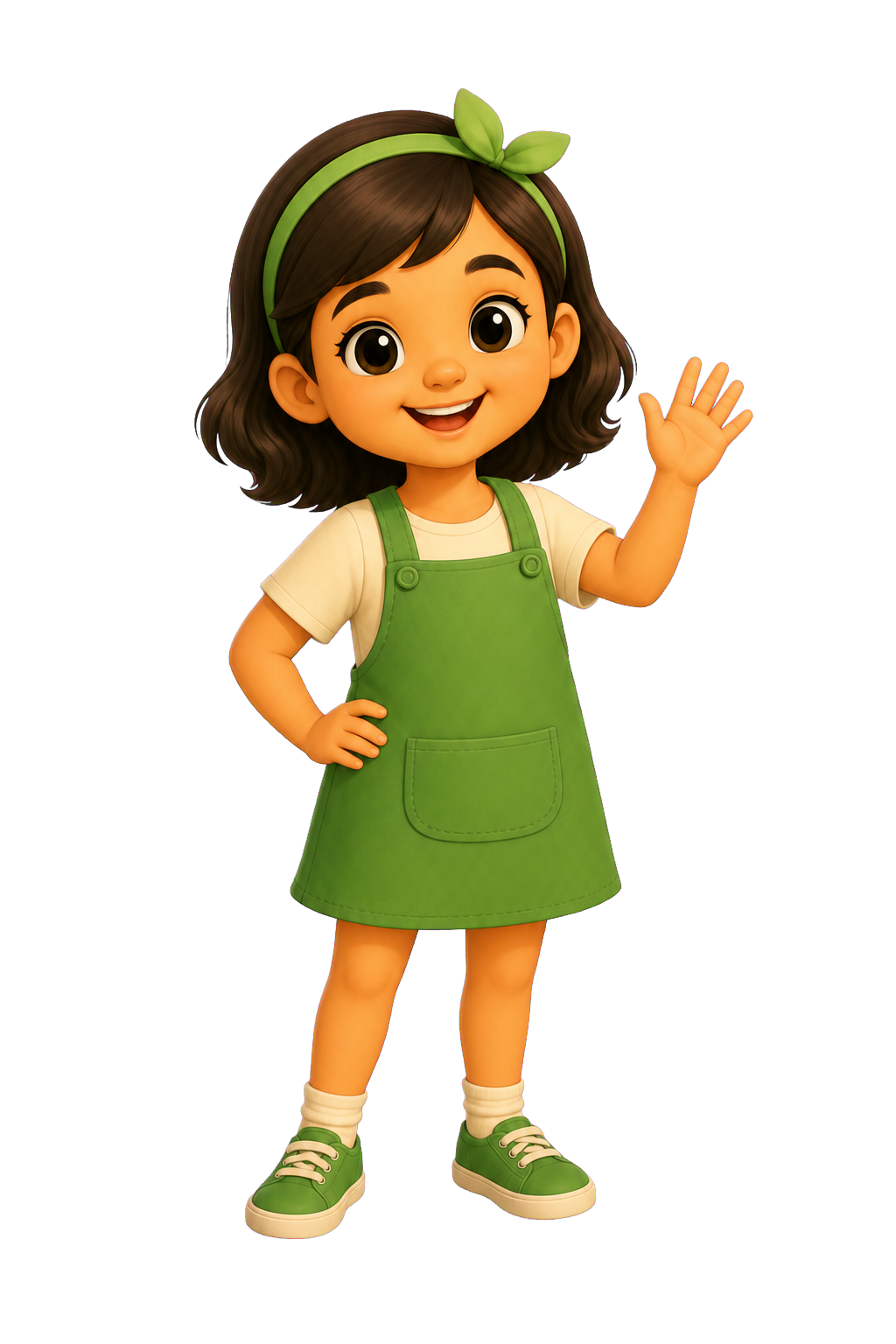Kids and family food collection mascot