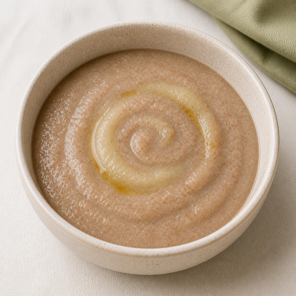 Sprouted ragi and apple porridge